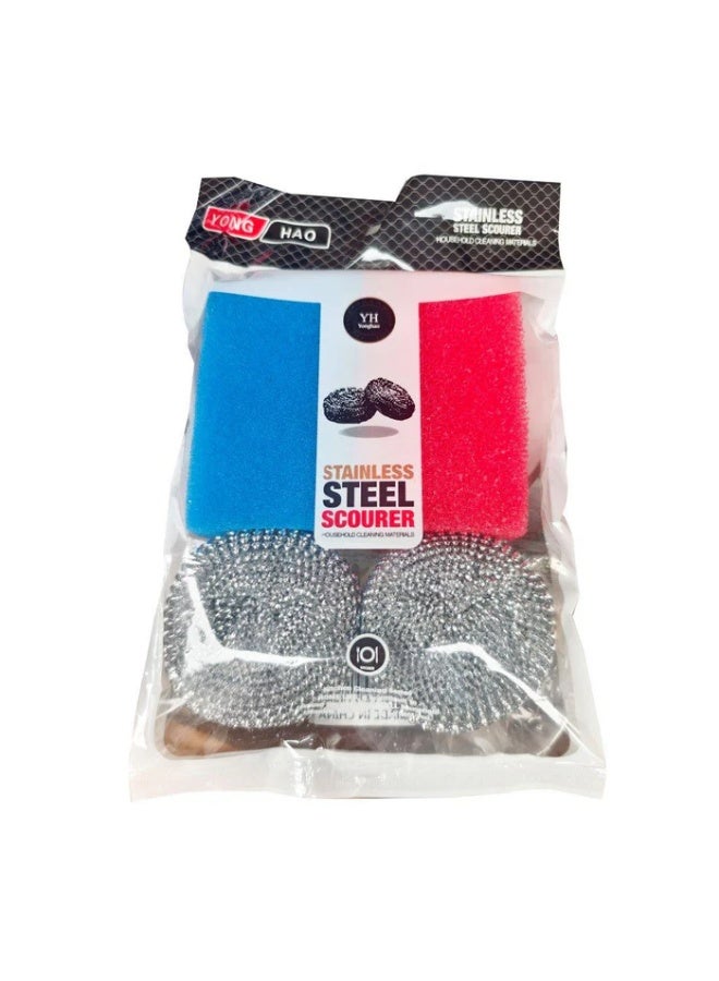 4-Piece Integrated Dishwashing Set – Practical & Effective Daily Cleaning Solution  assorted color - Image 3